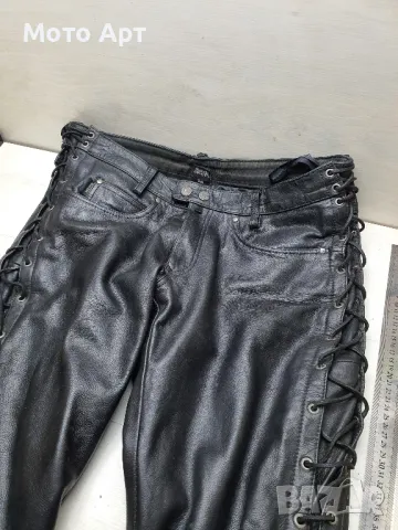 Мото Кожен Панталон Spirit Motors Рокерски за Мотор Мотортиски Размер М Рестни Чопър Екипировка, снимка 2 - Аксесоари и консумативи - 49745972