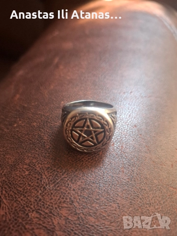Стоманен мъжки пръстен - Метъл, Рок, снимка 2 - Пръстени - 51502407