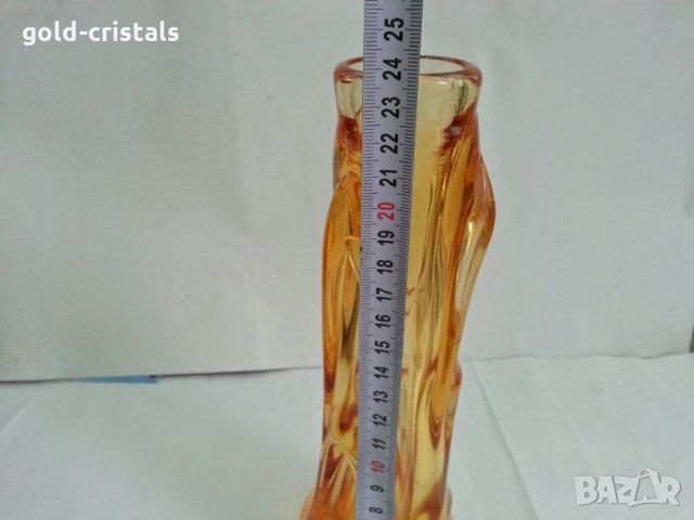 Стъклена ваза кристално стъкло , снимка 6 - Антикварни и старинни предмети - 27170136
