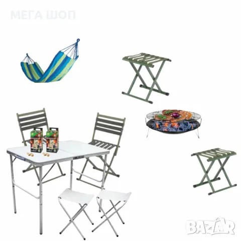 Комбинация „BBQ на открито“ – Пълно удоволствие сред природата, снимка 2 - Къмпинг мебели - 50130079