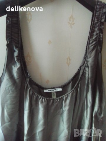 DKNY. Donna Karan New York. Size 16 Копринен потник/туника, снимка 1