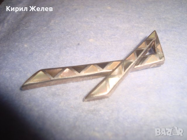 ДИЗАЙНЕРСКИ СЕДЕФЕН КРАСИВ СРЕБЪРЕН АРТ МЕДАЛЬОН СРЕБРО 925 с РЪЧНО ИНКРУСТИРАН СЕДЕФ 27212, снимка 13 - Колиета, медальони, синджири - 36817638