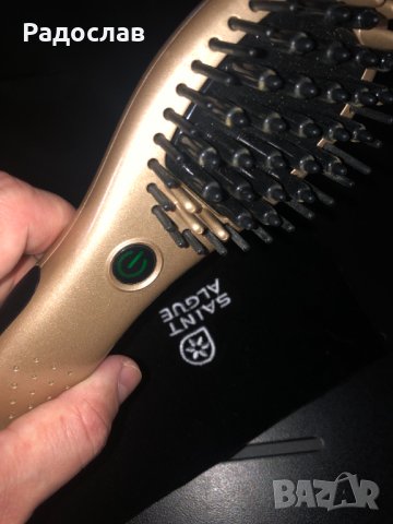 ДЕМЕЛИС ЧЕТКА ЗА ИЗПРАВЯНЕ НА КОСА ИЛИ БРАДА SAINT ALGUE LIBERTY, снимка 6 - Преси за коса - 43744728