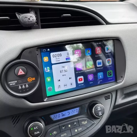 Мултимедия за Toyota Yaris, 2012-2017, Android, Навигация, Двоен дин дисплей, плеър, Андроид, Yaris, снимка 2 - Аксесоари и консумативи - 51314165