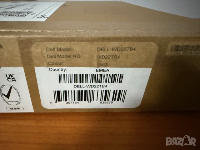 Докинг станция Dell Thunderbolt Dock WD22TB4 180W, от USB C към 2x Thunderbolt, 2x USB C, 3x USB A, , снимка 4 - Други - 52182320