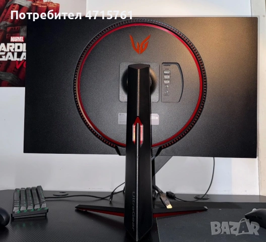 Монитор LG 32GN650 QHD 165hz с гаранция, снимка 3 - Монитори - 53181322