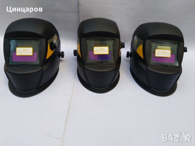 Заваръчни предпазни маски,шлемове.Затъмнение DIN9-13,сменяема батерия, снимка 1