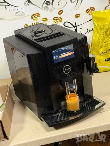 Кафемашина кафе автомат JURA S8 PIANO BLACK с гаранция, снимка 12 - Кафемашини - 52645904