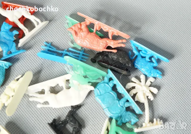 100 бр. Лот Стари играчки Детска играчка фигурки животни слон,камила и др., снимка 4 - Колекции - 47837240