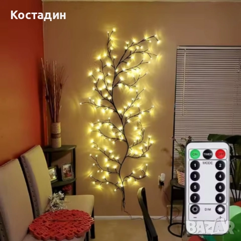 Стенна LED декорация с дистанционно - превърни всяка стена в произведение на изкуството