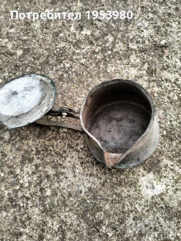 Медна котленица чайник за греяна ракия, снимка 4 - Антикварни и старинни предмети - 43743607