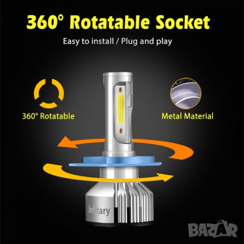 H13  лед  Н13  лед крушки, снимка 3 - Аксесоари и консумативи - 28968816