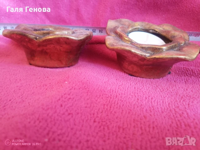 Гипсов свещник , снимка 2 - Декорация за дома - 50903027