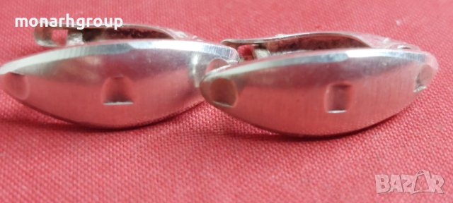 Сребърни обеци, снимка 2 - Обеци - 43678482