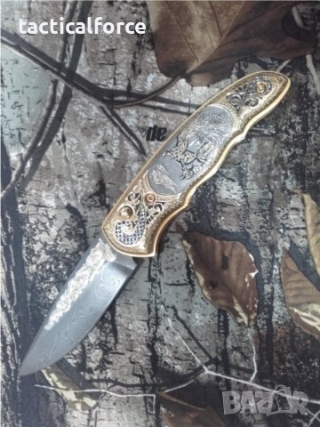 нож Златоуст-LYNX Russian gold plated , снимка 5 - Ножове - 43895962