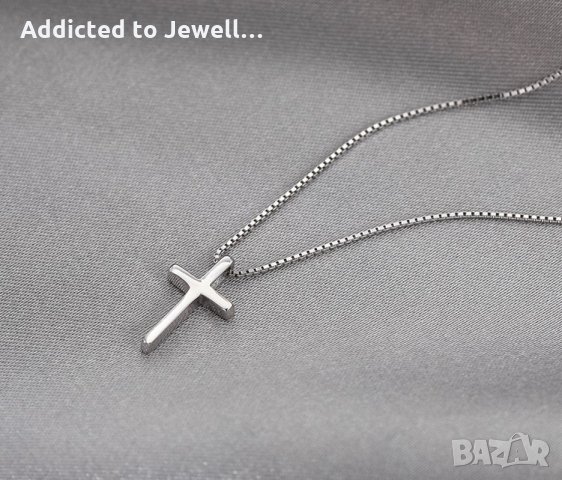 Тотална разпродажба - 50% Сребърно колие (Faith), снимка 7 - Колиета, медальони, синджири - 35408746