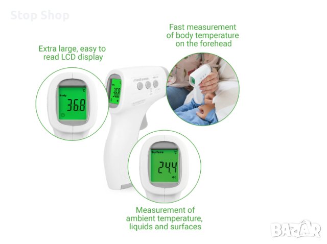 Medisana безконтактен инфрачервен термометър TM A77, снимка 3 - Други - 40399681