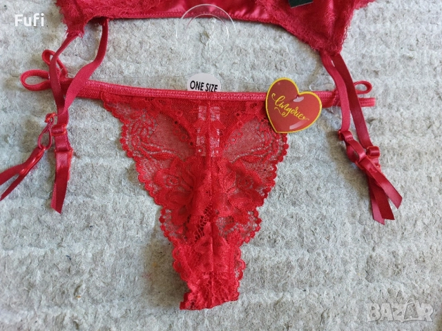 21 лв, нов комплект от 3 части, М размер, с етикети, снимка 4 - Корсети, бюстиета, топове - 52120378