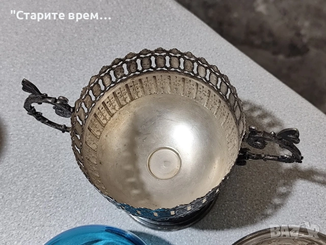 Антикварна Захарница / Бонбониера WMF , снимка 5 - Антикварни и старинни предмети - 53050303