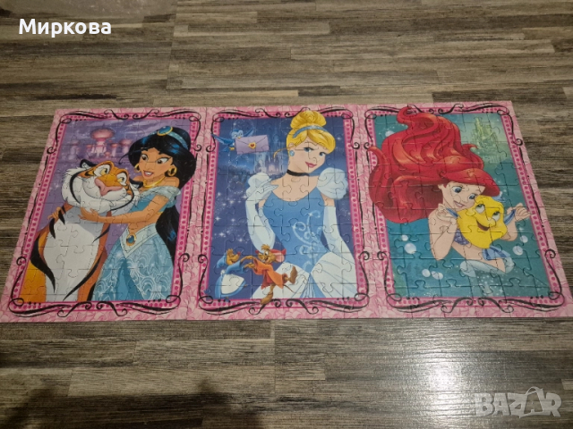 Лот от пъзели с принцеси, КАТО НОВИ СА, снимка 4 - Образователни игри - 52322294