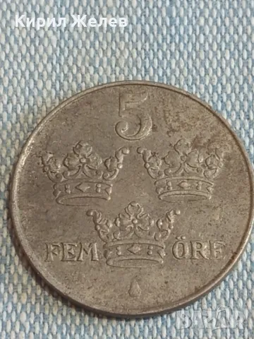 Стара монета 5 йоре 1950г. Кралство Швеция за КОЛЕКЦИЯ 40875, снимка 2 - Нумизматика и бонистика - 48764566