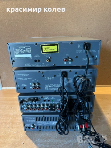 аудио система /дек , cd,предусилвател и стъпало/"Denon  250", снимка 10 - Ресийвъри, усилватели, смесителни пултове - 53258999