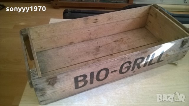 bio-gril дървен сандък-за колекция-71х30х15см-внос холандия, снимка 6 - Колекции - 27886449