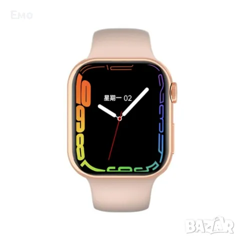 Смарт часовник W17 PRO 1.9 инч, 210mAh, сменяща се каишка / Цвят: Черен, Бял, Розов , снимка 5 - Дамски - 47729148
