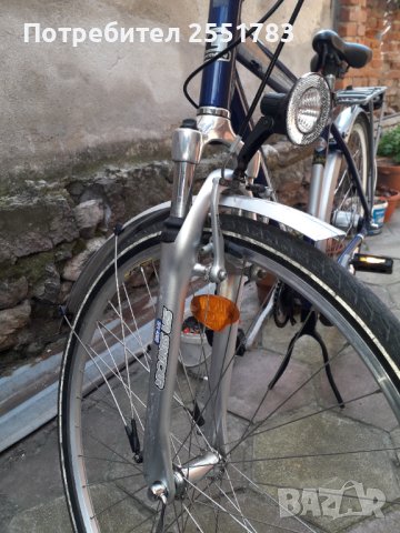 Немски луксозен алуминиев велосипед  за части, снимка 5 - Части за велосипеди - 40448550