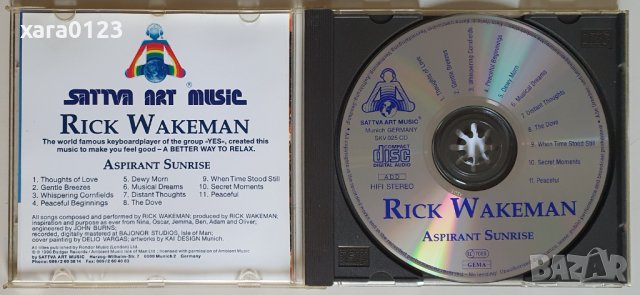 Rick Wakeman – Aspirant Sunrise, снимка 3 - CD дискове - 38625182