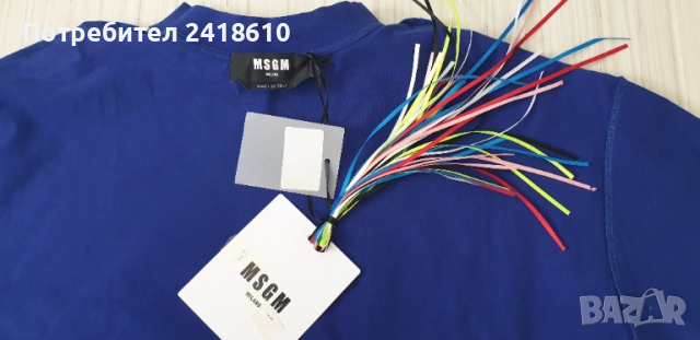 MSGM Milano Oversize Cotton Mens Size M НОВО! ОРИГИНАЛ! Мъжка Тениска!, снимка 12 - Тениски - 51471563