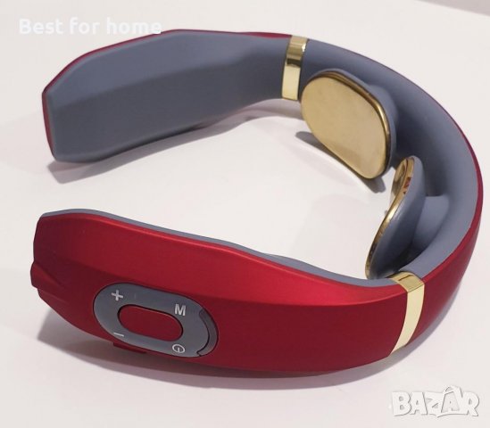 Масажор за врат - с нискочестотни импулси, вибрации и затопляне, снимка 2 - Масажори - 38080044