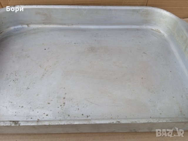 Българска алуминиева тава БДС 60 Х 40 Х 8 СМ, снимка 2 - Съдове за готвене - 35483027