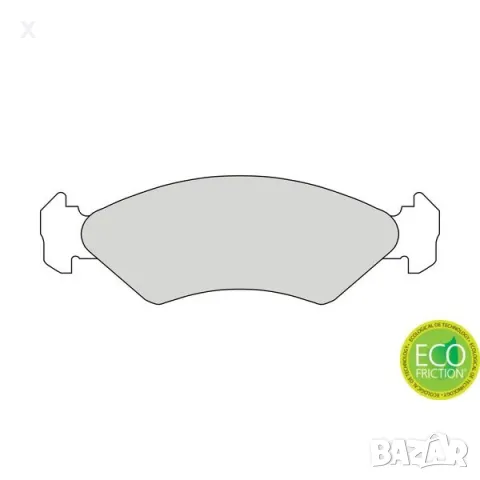 FERODO FSL589 ПРЕДНИ НАКЛАДКИ FORD Fiesta Mk2 Mk3 Mk4, Courier 1989-2011 OE 1465126 OE 5025929 