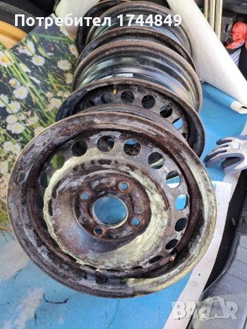 4 Железни джанти 4х114.3 67.1, снимка 5 - Гуми и джанти - 52478550