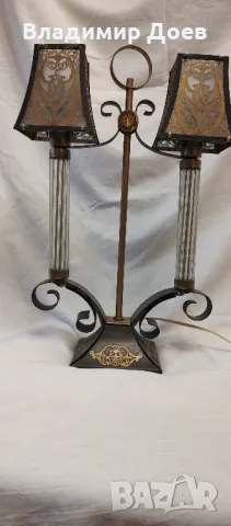 Стара руска лампа , снимка 6 - Настолни лампи - 50433295