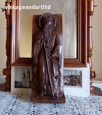 Стара икона Свети Иван Рилски, снимка 1 - Антикварни и старинни предмети - 37206295