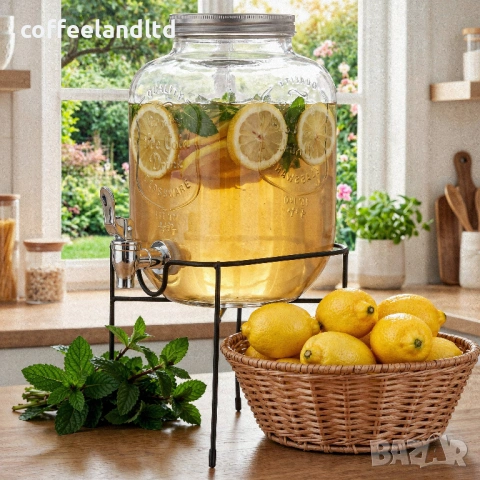  Диспенсер за напитки 4 литра с канелка - AD6741, снимка 6 - Други - 53438389