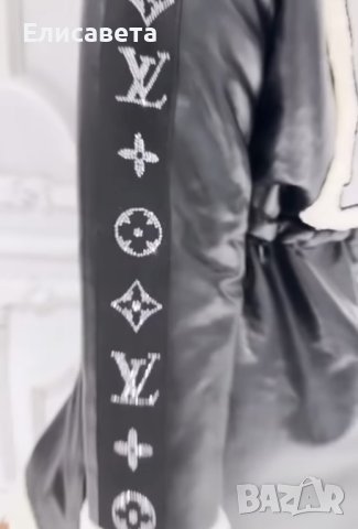 Дамско зимно модерно кожено палто LV, снимка 5 - Якета - 43325481