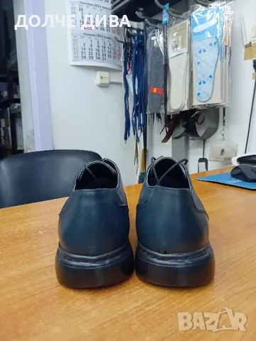 МЪЖ.ОБУВКИ м.30554 естествена кожа тъмно сини, снимка 3 - Ежедневни обувки - 47341535