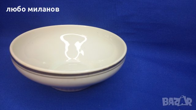 Порцеланови купички за десерт, компот, златен кант, 3 бр, снимка 4 - Чинии - 43426148