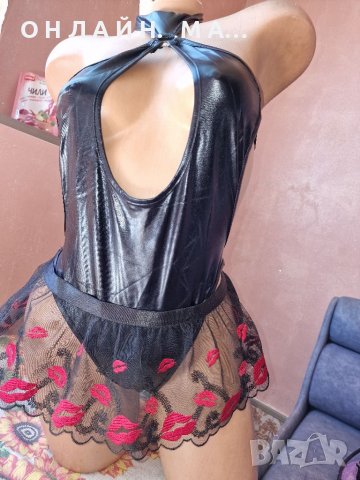 Боди Латекс +мини пола код 001 , снимка 8 - Корсети, бюстиета, топове - 40356852
