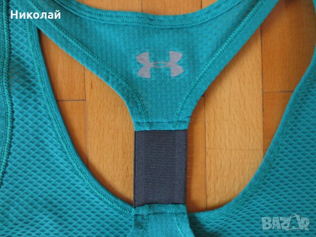 under armour Fly-By Stretch running top, снимка 8 - Потници - 26522141