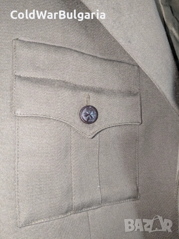 Парадно яке на танкист – Българска армия – Студена война – 80-те години, снимка 5 - Якета - 52492465