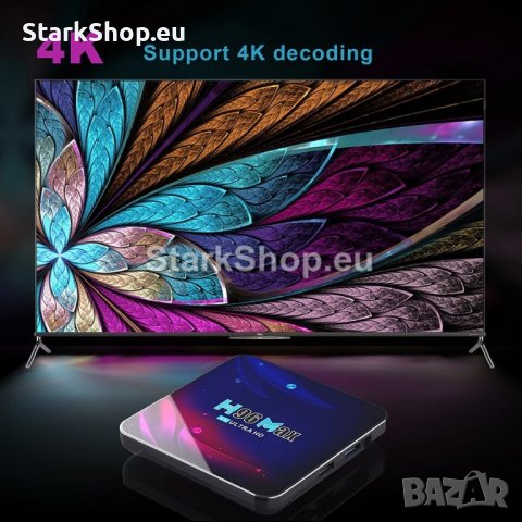  TVBOX H96 MAX 4K ULTRAHD – 4GB RAM Android 11 32GB, снимка 4 - Друга електроника - 39921565