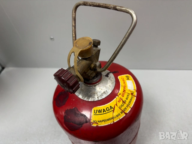 Малка Полска туристическа Газова Бутилка-1 кг./2,4 литра, снимка 2 - Газови котлони - 53496661