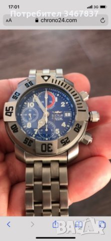 Механичен часовник Сектор , снимка 2 - Други ценни предмети - 37707069