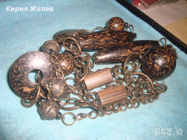 ВИНТИДЖ РЕТРО-АРТ КОЛИЕ ГЕРДАН МЕТАЛ и СИНТЕТИКА 27010, снимка 6 - Колиета, медальони, синджири - 35078896