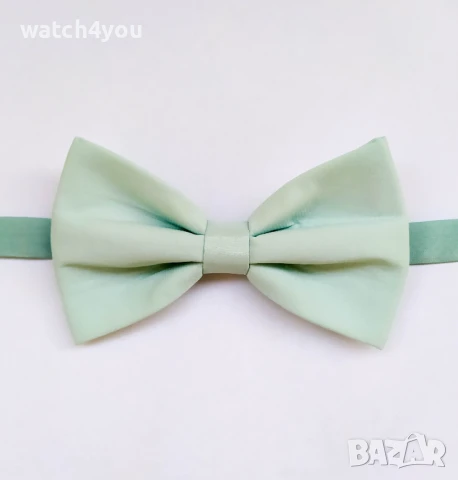 НОВА ПАПИОНКА ЦВЯТ МЕНТА. БУТИКОВИ ЗЕЛЕНИ ПАПИОНКИ. ИЗРАБОТКА В ЦВЯТ ПО ЖЕЛАНИЕ, снимка 6 - Други - 36515034