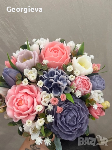 Ароматни сапунени цветя, снимка 10 - Изкуствени цветя - 52385567